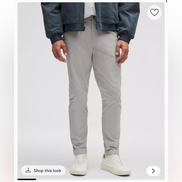lululemon athletica Other - Lululemon ABC slim fit 5 pocket pants utilitech men’s size 28 seal grey